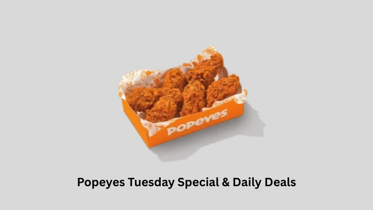 Popeyes Tuesday Special and Daily Deals