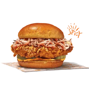 Coleslaw Spicy Chicken Sandwich