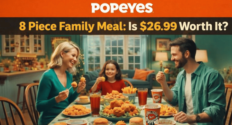 Popeyes 8 Piece Family Meal