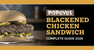 popeyes blackened chicken sandwich