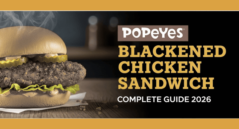 popeyes blackened chicken sandwich